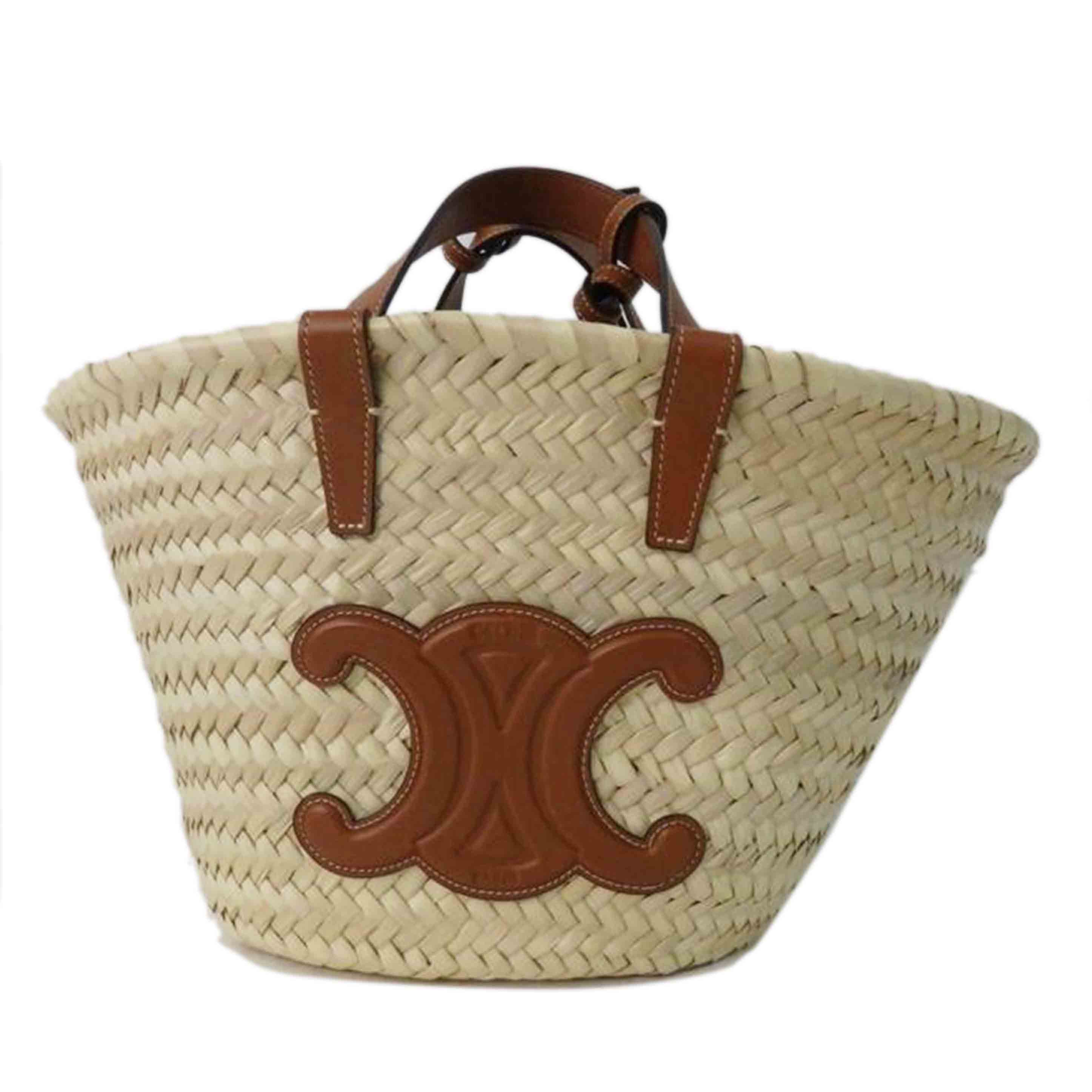 ＣＥＬＩＮＥ セリーヌ/ティーントリオンフパニエ／ラフィアカーフスキン/194002EFA.04LU//ABランク/84