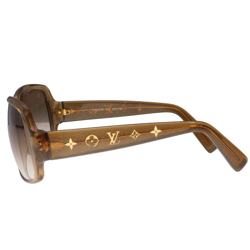 ＬＯＵＩＳ　ＶＵＩＴＴＯＮ ルイヴィトン　小物　サングラス　メガネ　アイウェア　レディース　ブラウン　茶/オプセシオン・カレ／ラメ/Z0025E//61/16/Bランク/75