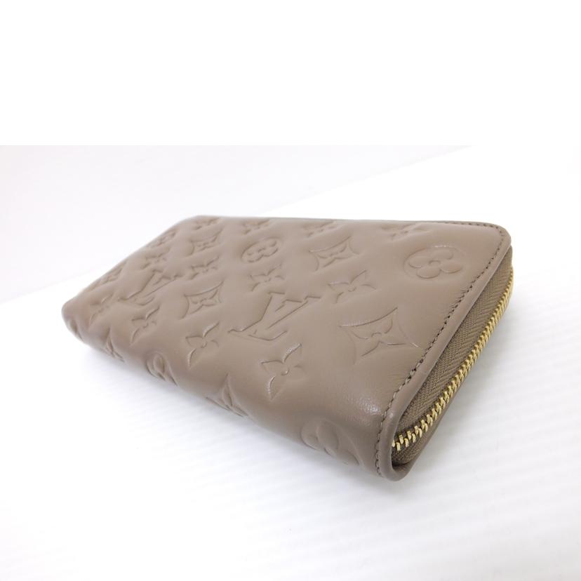 ＬＶ LV/ジッピーウォレット／モノグラム・エンボス／トープ/M81511//RFI*/ABランク/88