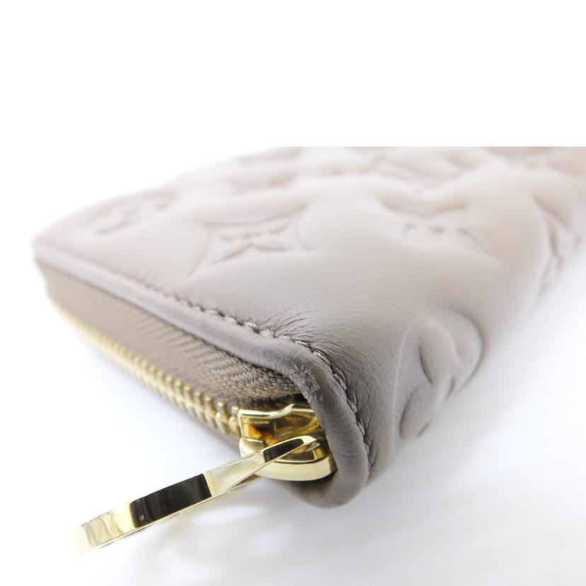 ＬＶ LV/ジッピーウォレット／モノグラム・エンボス／トープ/M81511//RFI*/ABランク/88