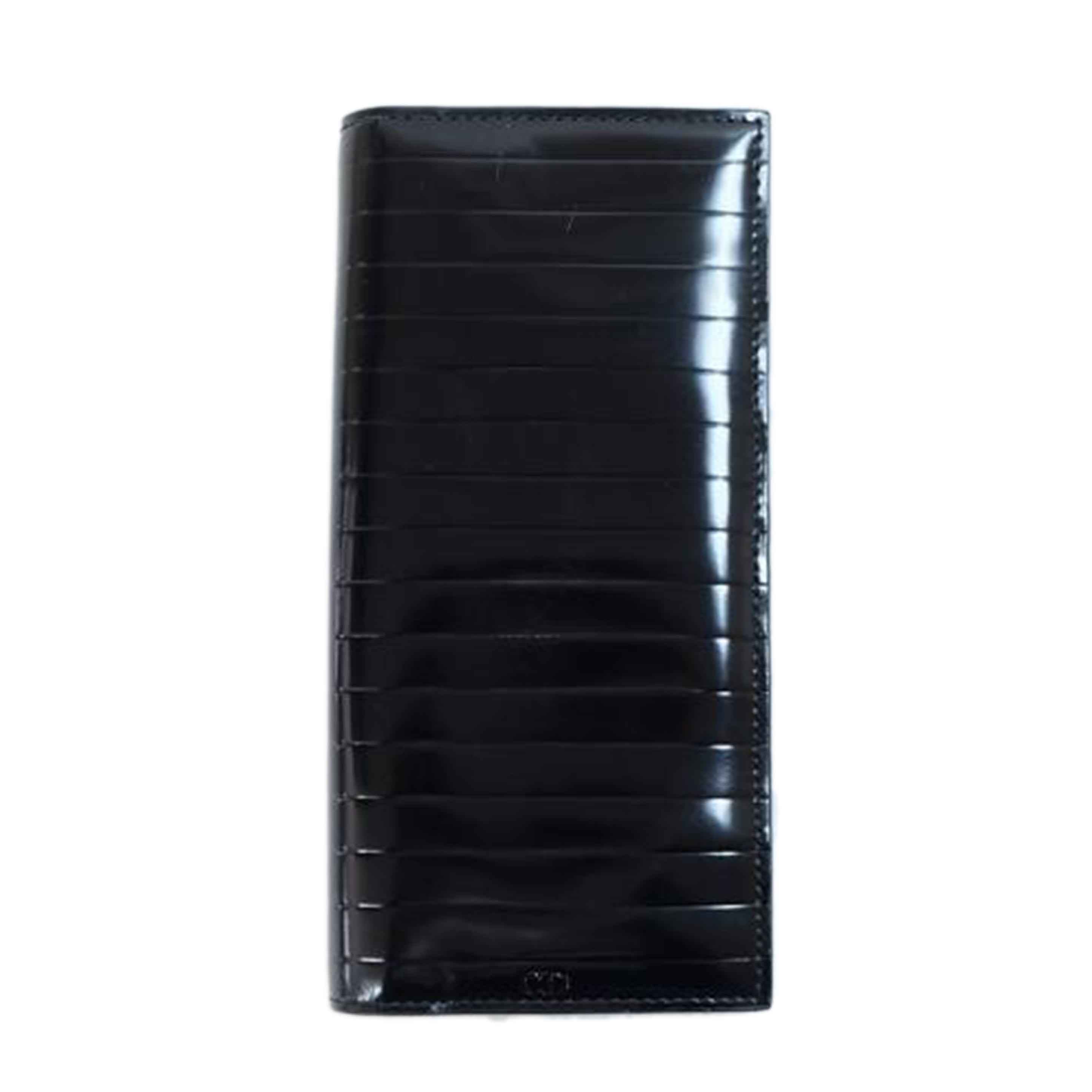 　　ＤＩＯＲ　ＨＯＭＭＥ ディオールオム/メンズエナメル二つ折り長財布/02-LU-0122//ABランク/71