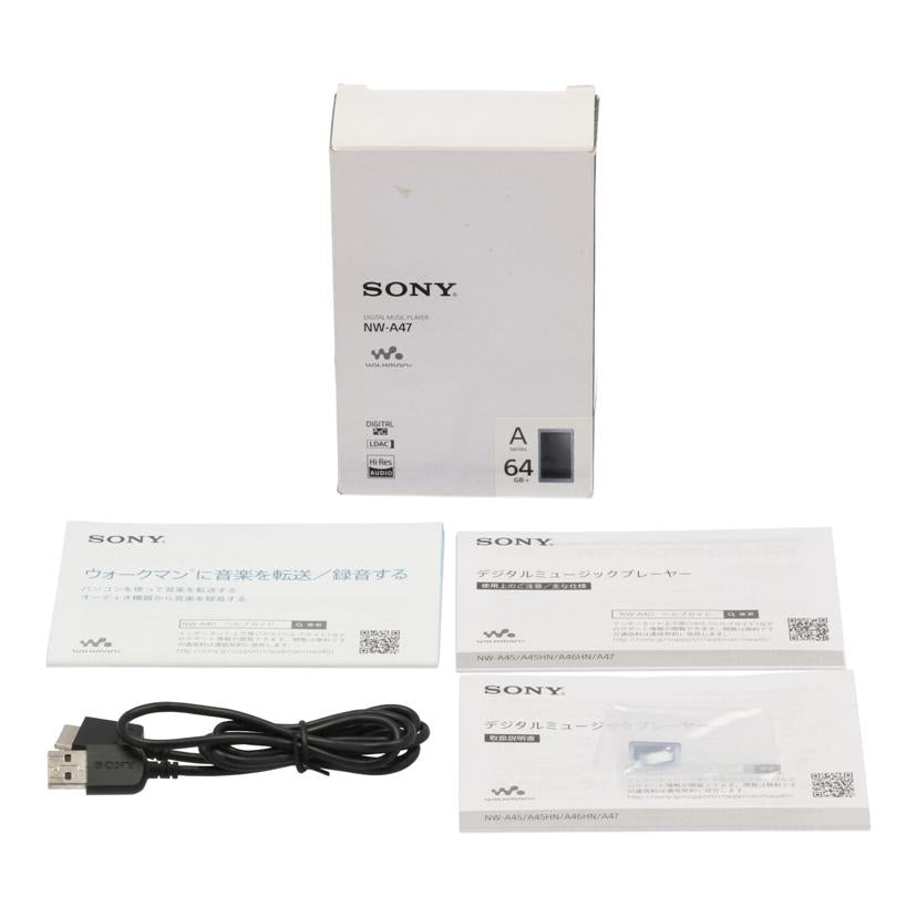 ＳＯＮＹ ソニー/ウォークマン　６４ＧＢ/NW-A47//5154397/Bランク/75