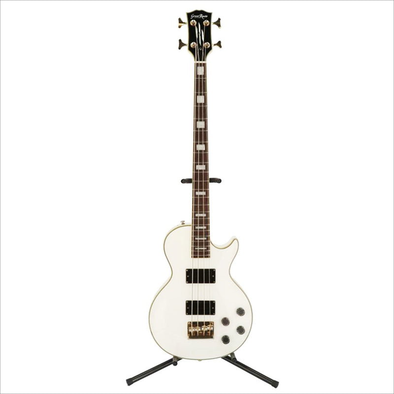 新版 GRASS ROOTS レスポール ベース WHITE BASS lespaul ベース