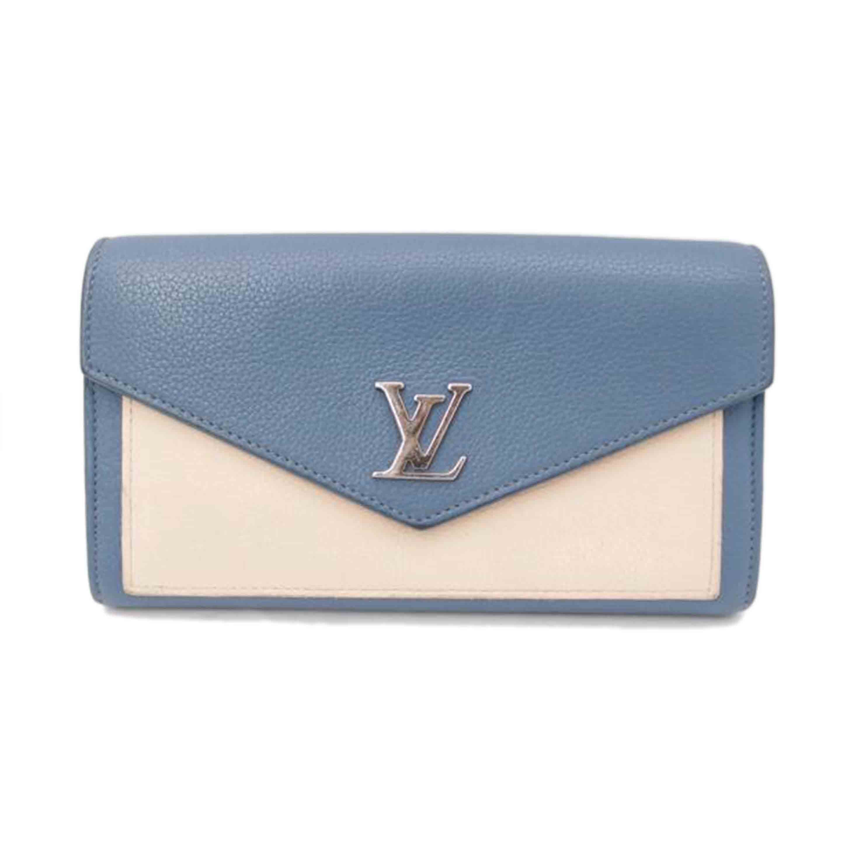 ＬＯＵＩＳ　ＶＵＩＴＴＯＮ ルイ・ヴィトン　二つ折り長財布　青　シルバー金具　レディース/ポルトフォイユ・マイロックミー／ブルージーン/M62544//TA1***/ABランク/69