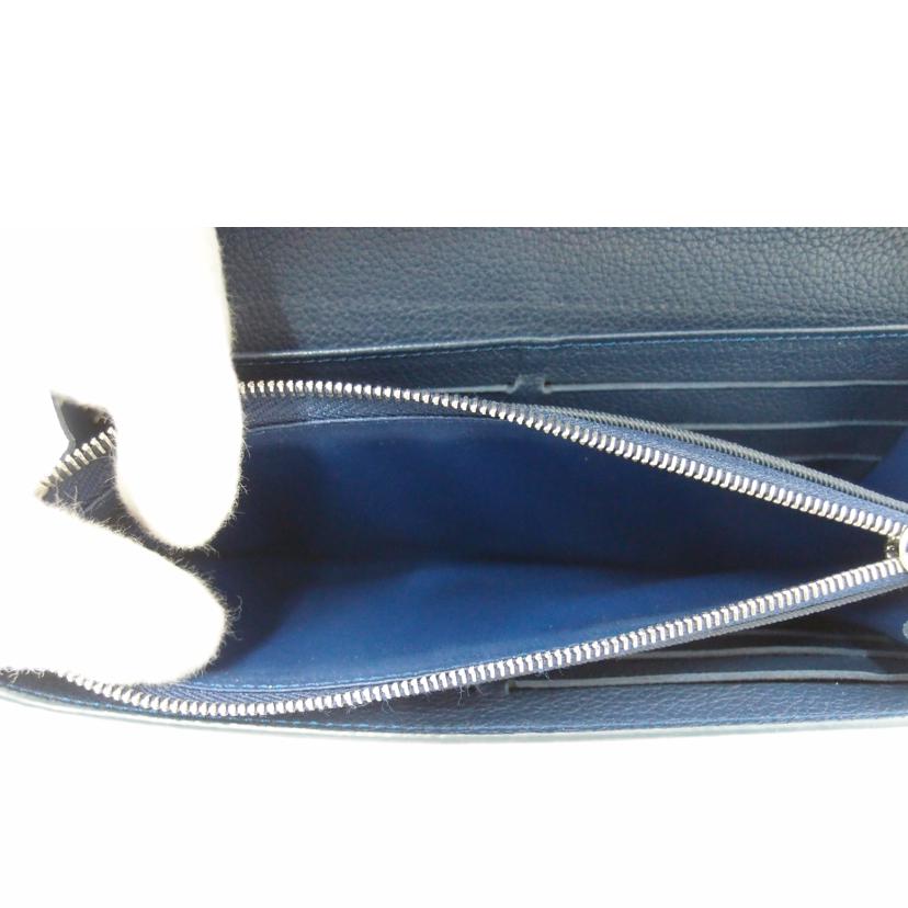 ＬＯＵＩＳ　ＶＵＩＴＴＯＮ ルイ・ヴィトン　二つ折り長財布　青　シルバー金具　レディース/ポルトフォイユ・マイロックミー／ブルージーン/M62544//TA1***/ABランク/69