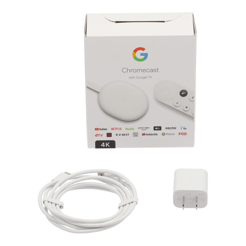 Ｇｏｏｇｌｅ グーグル/Ｃｈｒｏｍｅｃａｓｔ　ｗｉｔｈ　Ｇｏｏｇｌｅ　ＴＶ　（４Ｋ）/GA01919-JP//1B301HFDE3V87J/Aランク/64