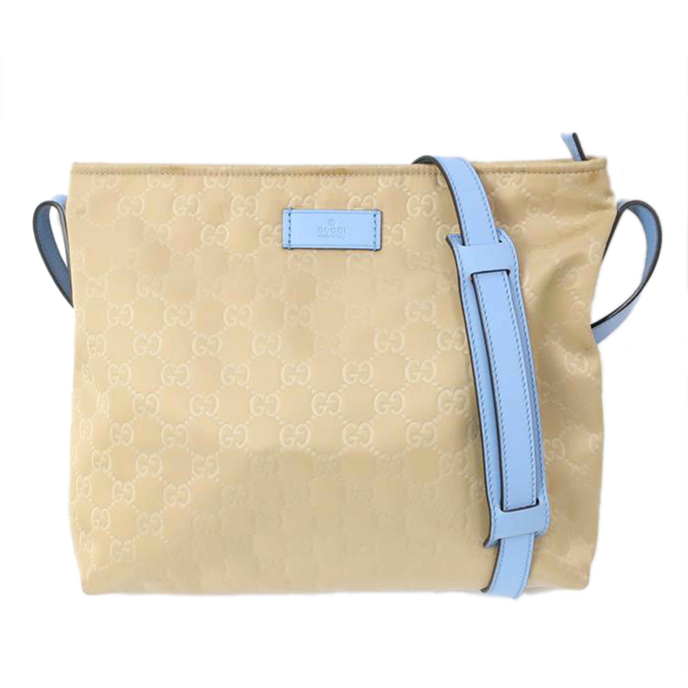 ＧＵＣＣＩ グッチ/ＧＧ　ナイロンショルダーバック　ライトブルー　キャンバス/314529//Bランク/65