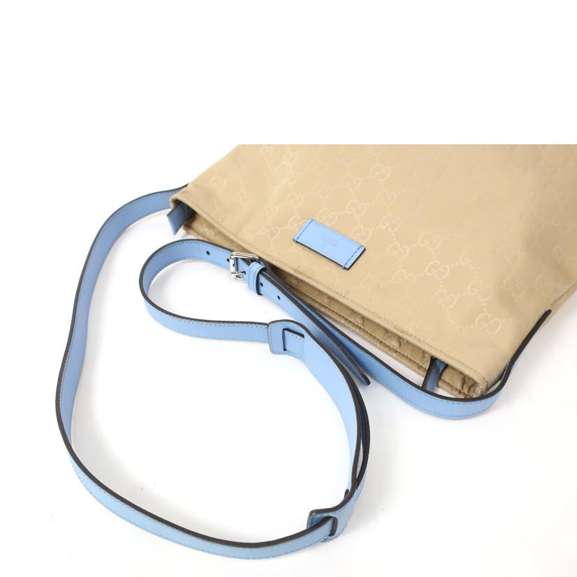 ＧＵＣＣＩ グッチ/ＧＧ　ナイロンショルダーバック　ライトブルー　キャンバス/314529//Bランク/65