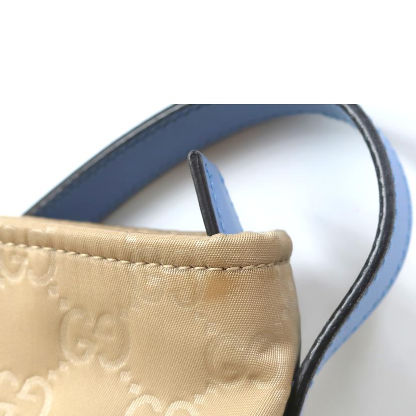 ＧＵＣＣＩ グッチ/ＧＧ　ナイロンショルダーバック　ライトブルー　キャンバス/314529//Bランク/65