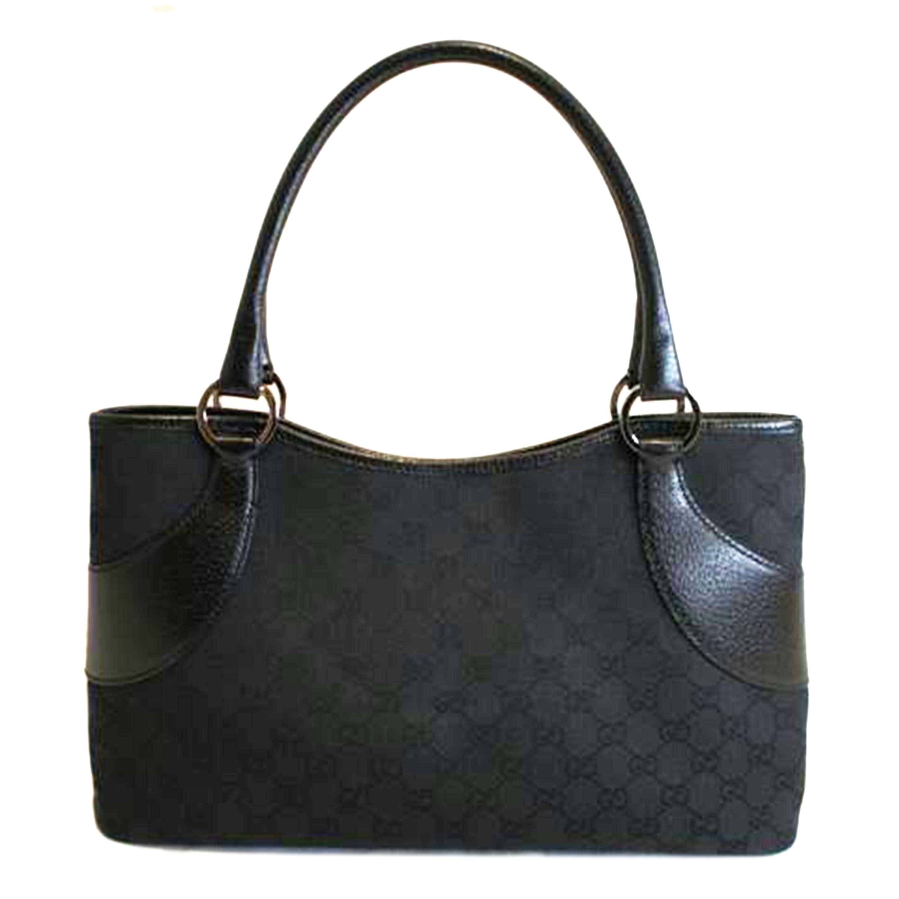 ＧＵＣＣＩ グッチ/ＧＧキャンバスハンドバッグブラック/113015//001013/Aランク/92