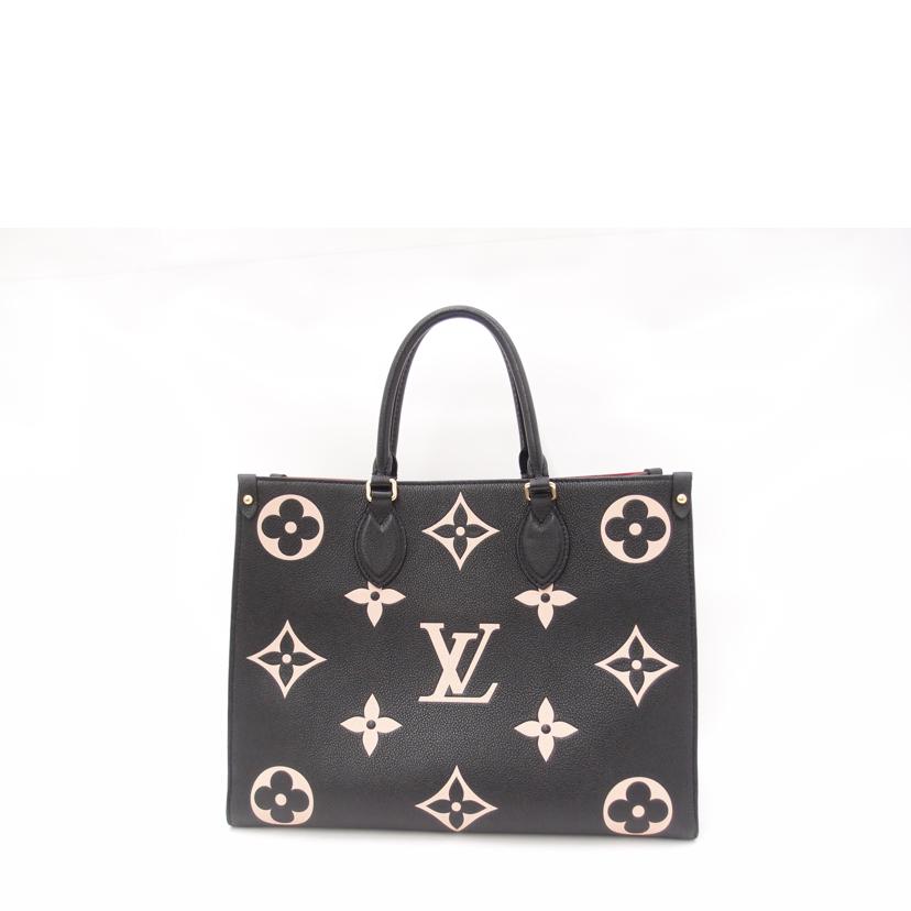 ＬＯＵＩＳ　ＶＵＩＴＴＯＮ ルイヴィトン　黒　レザー　ハンド　2WAY　肩掛け/オンザゴーＭＭ／アンプラント／ノワール/M45495//RFID確認済/Aランク/69