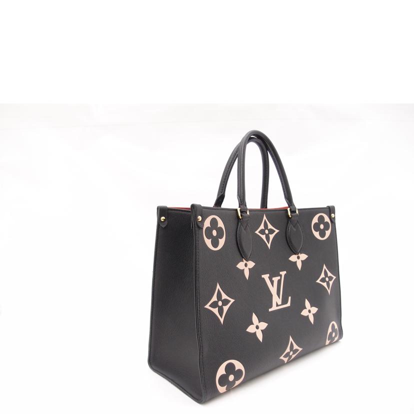 ＬＯＵＩＳ　ＶＵＩＴＴＯＮ ルイヴィトン　黒　レザー　ハンド　2WAY　肩掛け/オンザゴーＭＭ／アンプラント／ノワール/M45495//RFID確認済/Aランク/69
