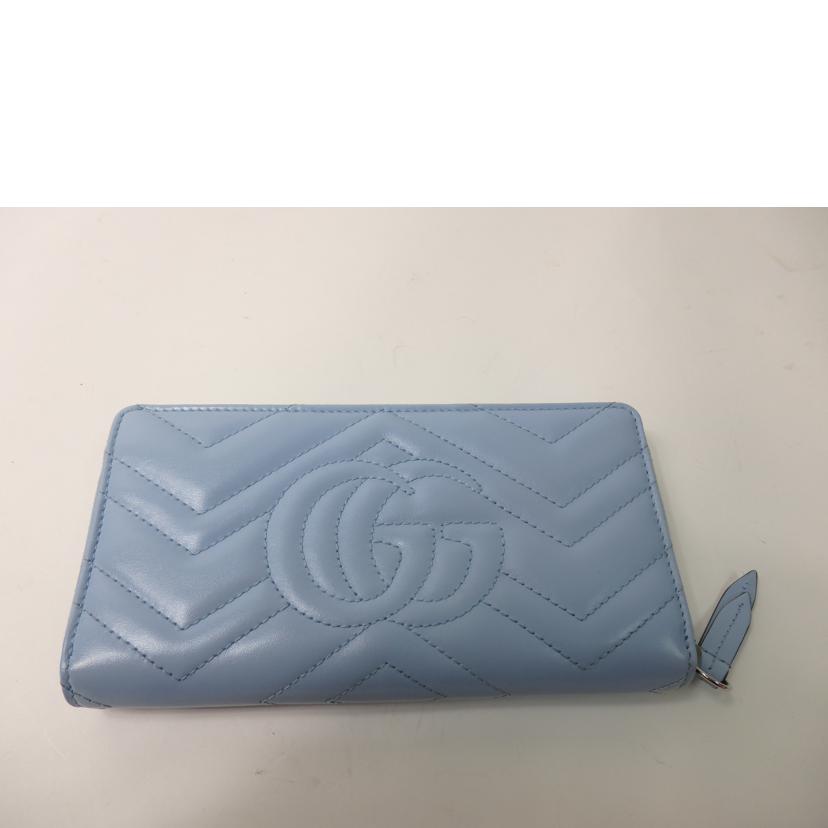 ＧＵＣＣＩ グッチ/ＧＧマーモント／ラウンドファスナー長財布/443123//2149/ABランク/84