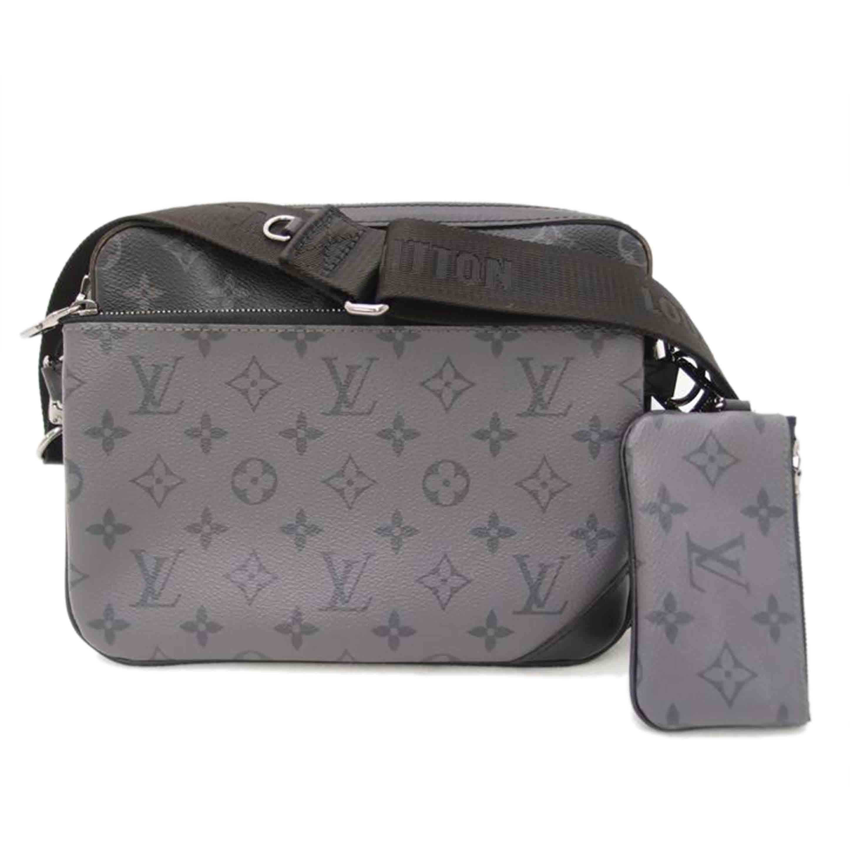 ＬＯＵＩＳ　ＶＵＩＴＴＯＮ ルイ・ヴィトン　ビトン　黒系　ショルダーバッグ　斜め掛け　肩掛け　メンズ　レディース/トリオ・メッセンジャー／モノグラムエクリプス/M69443//RFI****/Aランク/69