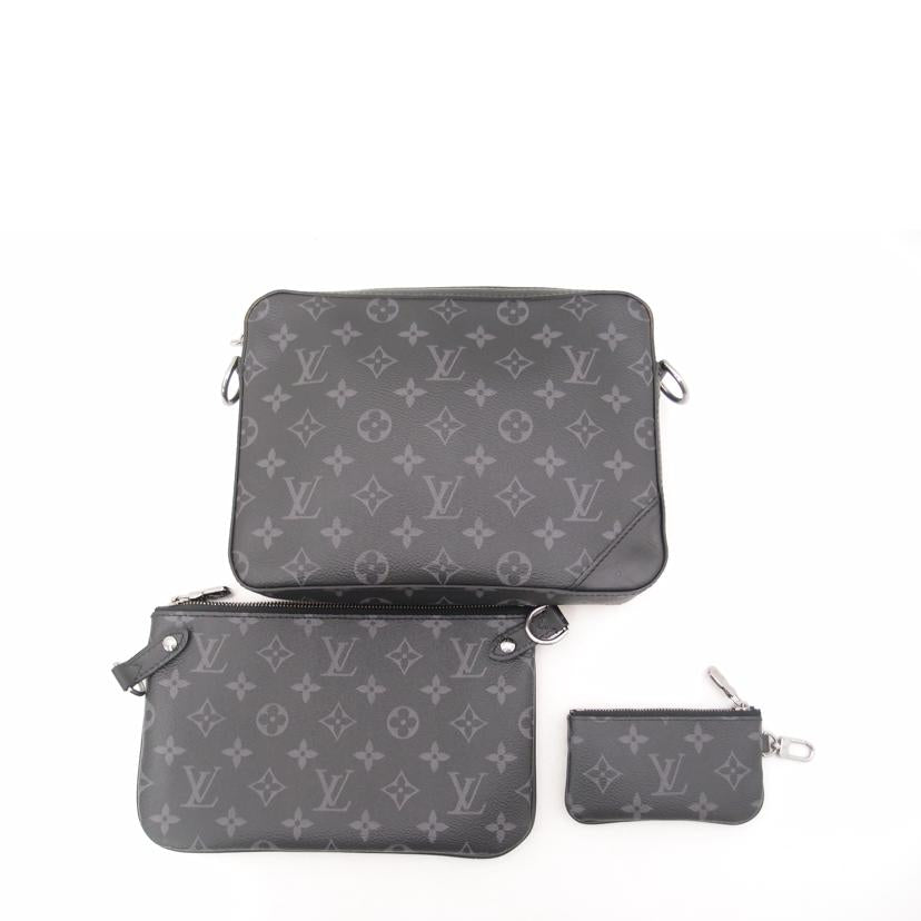 ＬＯＵＩＳ　ＶＵＩＴＴＯＮ ルイ・ヴィトン　ビトン　黒系　ショルダーバッグ　斜め掛け　肩掛け　メンズ　レディース/トリオ・メッセンジャー／モノグラムエクリプス/M69443//RFI****/Aランク/69