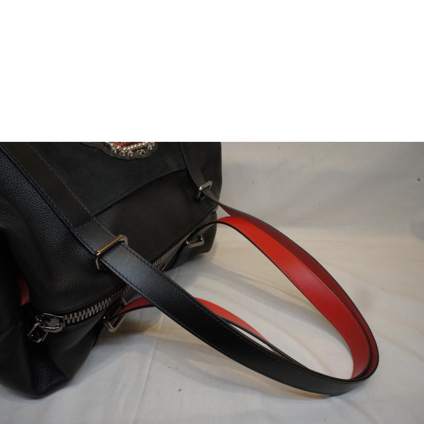 Ｃ．Ｌｏｕｂｏｕｔｉｎ クリスチャンルブタン/　エンブレムレザーボストンバッグバッグＤＡＭＯＮ/1175020//ABランク/92