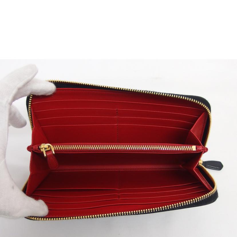 ＰＲＡＤＡ　 プラダ/ダイノカラー／ラウンドファスナー長財布／ブラック/1ML506//62B/ABランク/04