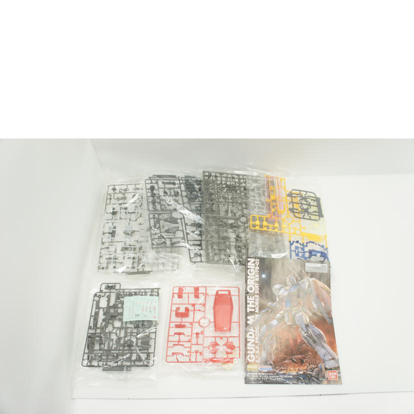 ＢＡＮＤＡＩ バンダイ/一番くじ　ガンプラＶｅｒ．２．０　ラストワン賞　ＭＧ１／１００　ＲＸ－７８－０２ガンダム（ＧＵＮＤＡＭ　ＴＨＥ　ＯＲＩＧＩＮ）版［ソリッドクリア／リバース］/機動戦士ガンダムオリジン//SAランク/75