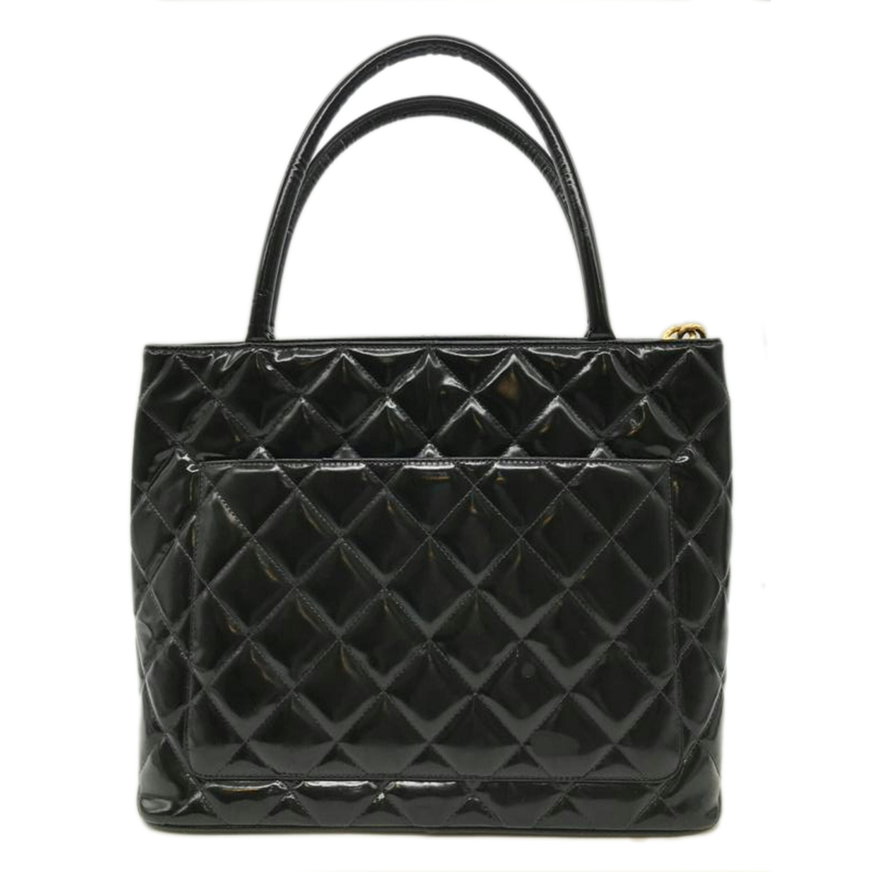 ＣＨＡＮＥＬ シャネル/パテントレザー復刻トート黒//4806908/ABランク/13
