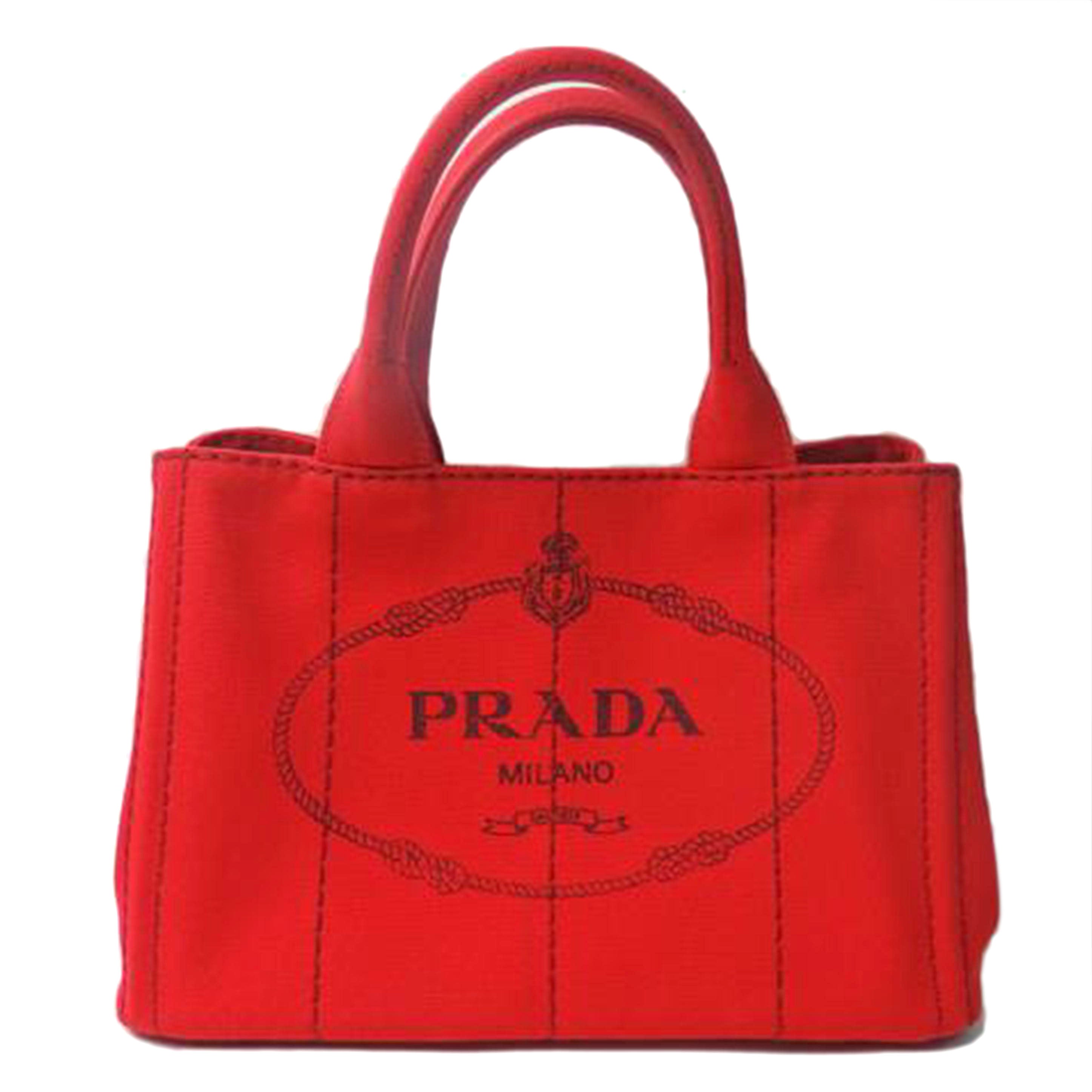 ＰＲＡＤＡ プラダ/カナパ／２ｗａｙバッグ／ＲＯＳＳＯ/1BG439//204/ABランク/84