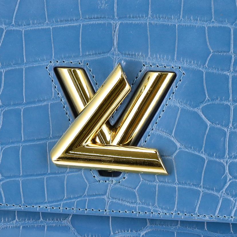ＬＶ ルイヴィトン/ツイストＭＭ／アリゲーター／ブルー//AS5***/ABランク/75