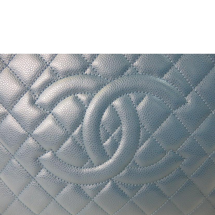 ＣＨＡＮＥＬ シャネル/ＧＳＴトート／ココマーク／キャビアスキン／青系／シルバー金具/A50995//173*****/Aランク/84