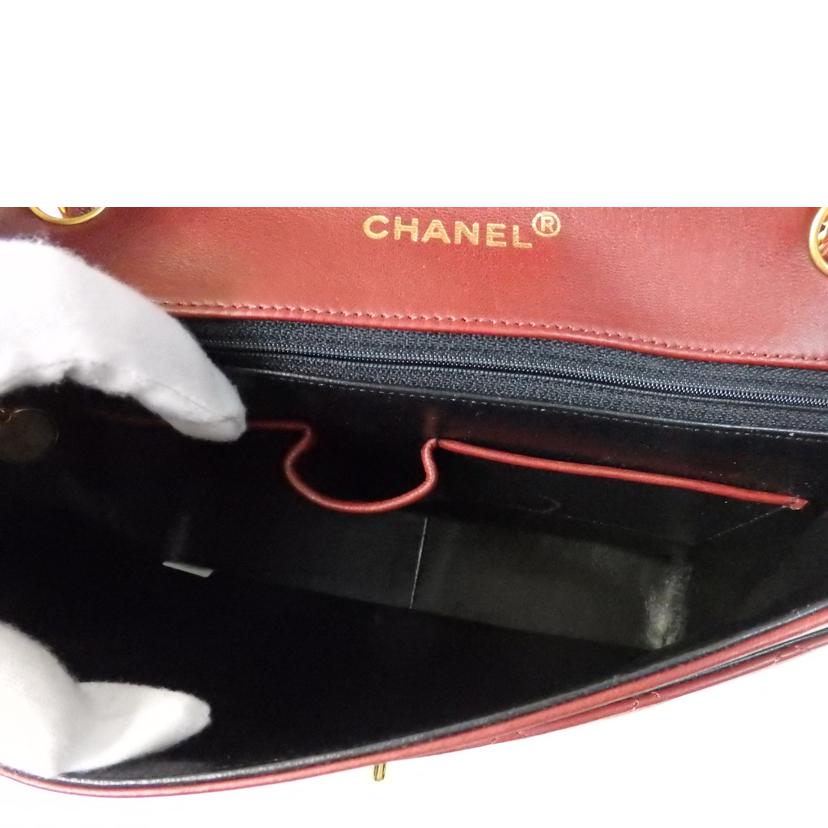 ＣＨＡＮＥＬ シャネル/ココマークマトラッセショルダーバッグ／赤×黒／ゴールド金具//127****/ABランク/84