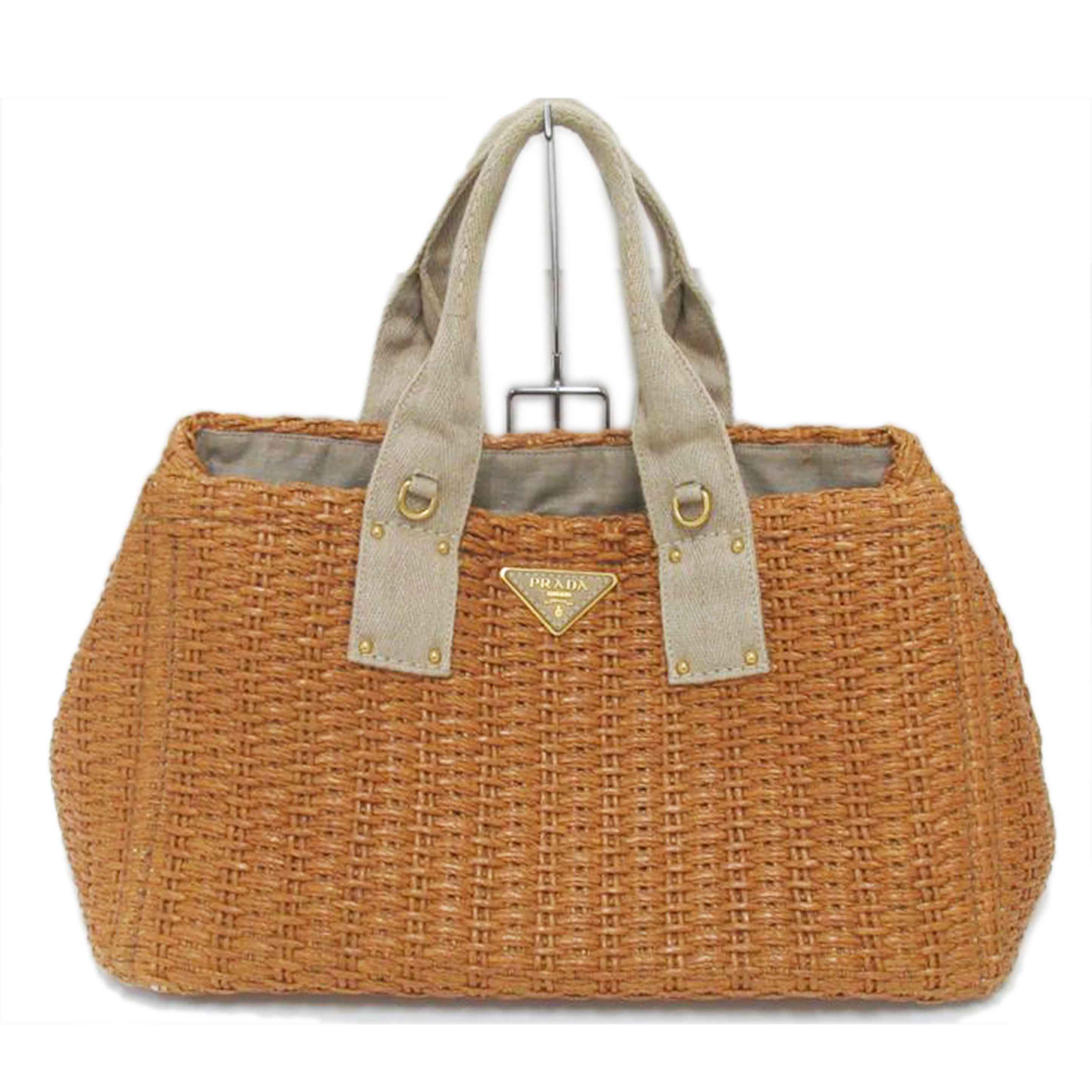 　　ＰＲＡＤＡ/トートバック／ラフィア・カナパ/BN2038//Bランク/63