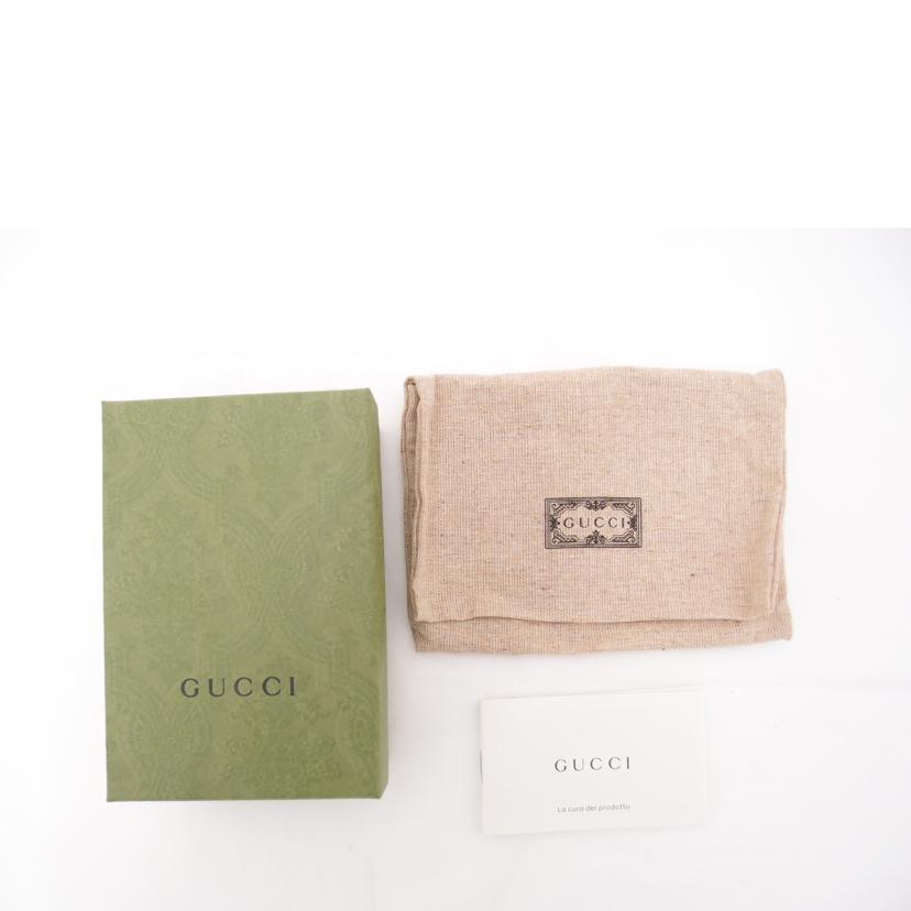 ＧＵＣＣＩ グッチ　GGスプリーム　二つ折り財布　レディース/オフィディア　コンパクト財布／ブラウン/523155//041*/Aランク/69