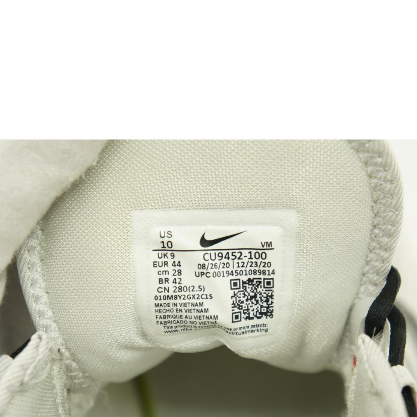 ＮＩＫＥ ナイキ　NIKE　エアマックス　AIRMAX　インフィニティ2　メンズ　ホワイト×グレー　スニーカー/エアマックス／インフィニティ２スニーカー/CU9452-100//ｻｲｽﾞ:28cm/Bランク/75