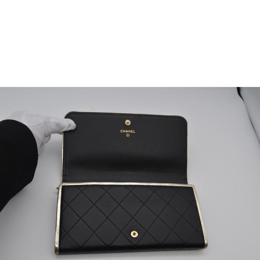 ＣＨＡＮＥＬ シャネル/マトラッセラムスキンジップレザー長財布//22239494/Bランク/89