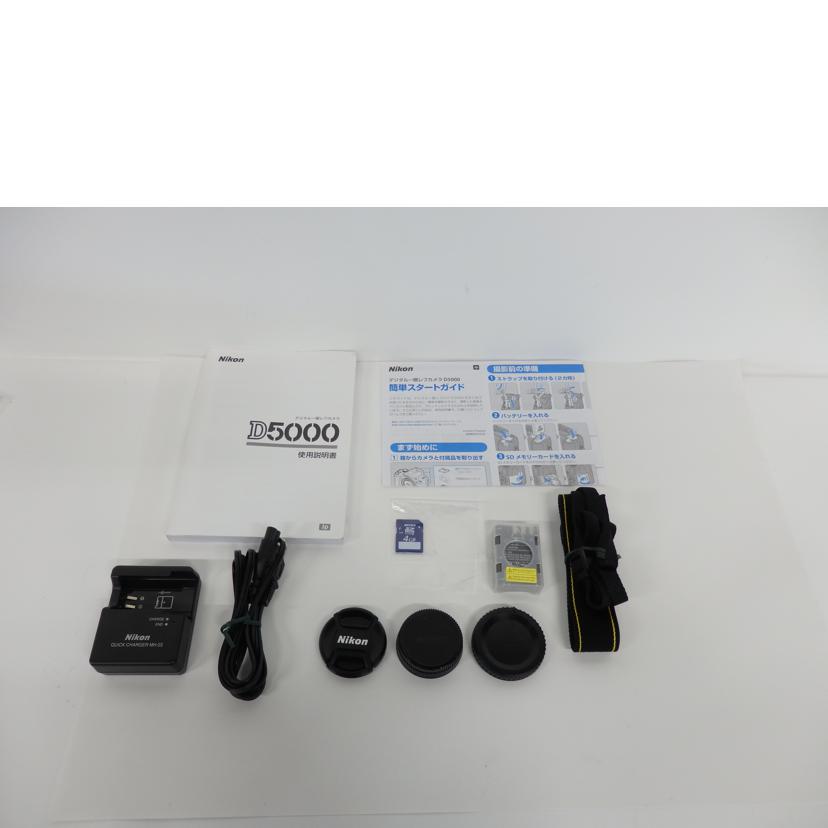 Ｎｉｋｏｎ ニコン/デジタル一眼／Ｄ５０００レンズキット/D5000ﾚﾝｽﾞｷｯﾄ//2195265/Bランク/07