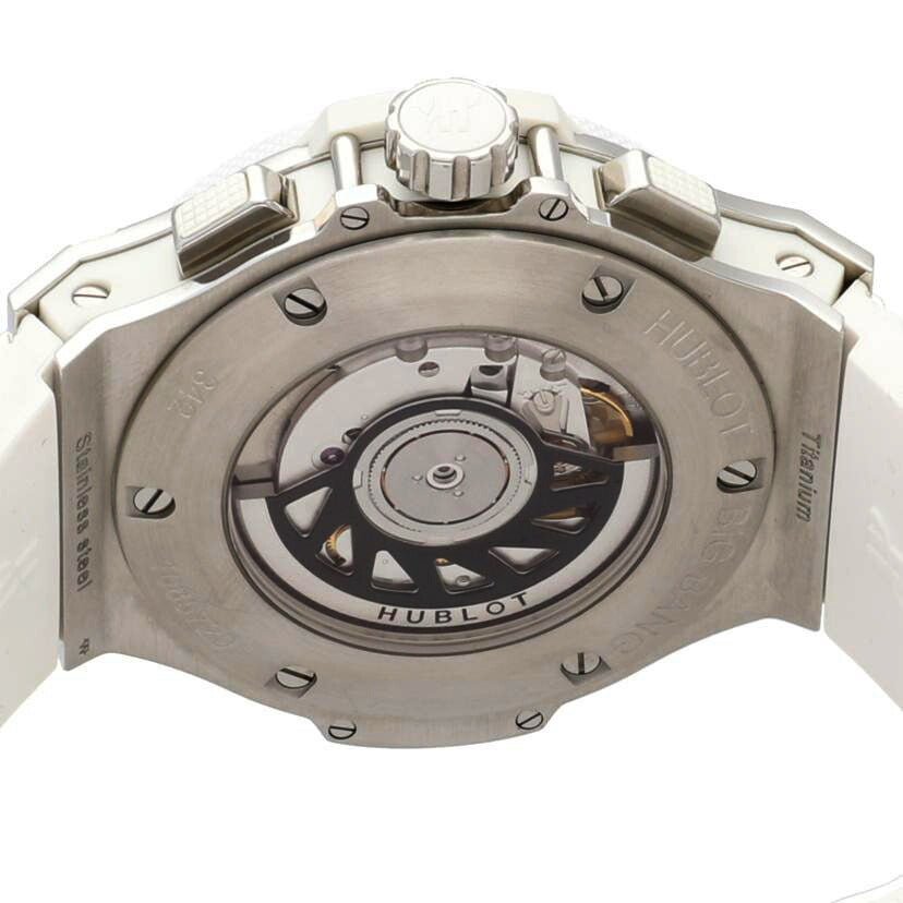 ＨＵＢＬＯＴ ウブロ/ビッグバン　スティールホワイト／ラバー／自動巻き/342//108****/ABランク/01