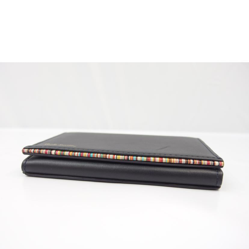 Ｐａｕｌ　Ｓｍｉｔｈ ポールスミス/ポールスミス　レザーカードケース　ブラック//ABランク/83