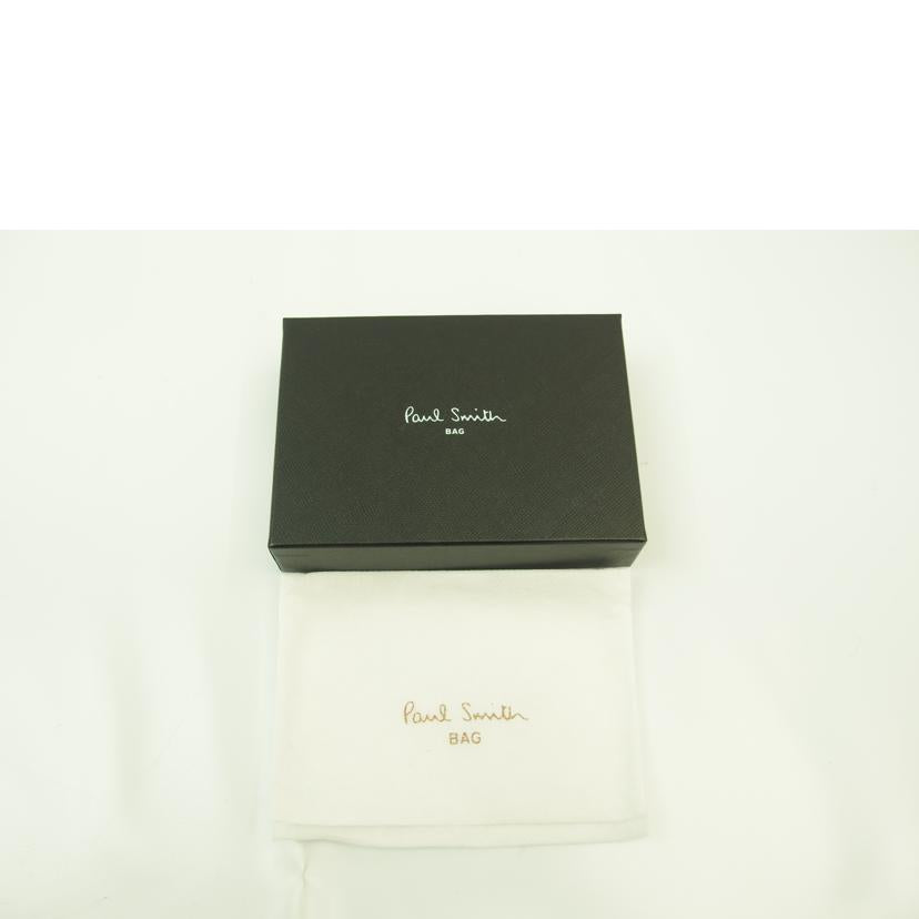 Ｐａｕｌ　Ｓｍｉｔｈ ポールスミス/ポールスミス　レザーカードケース　ブラック//ABランク/83