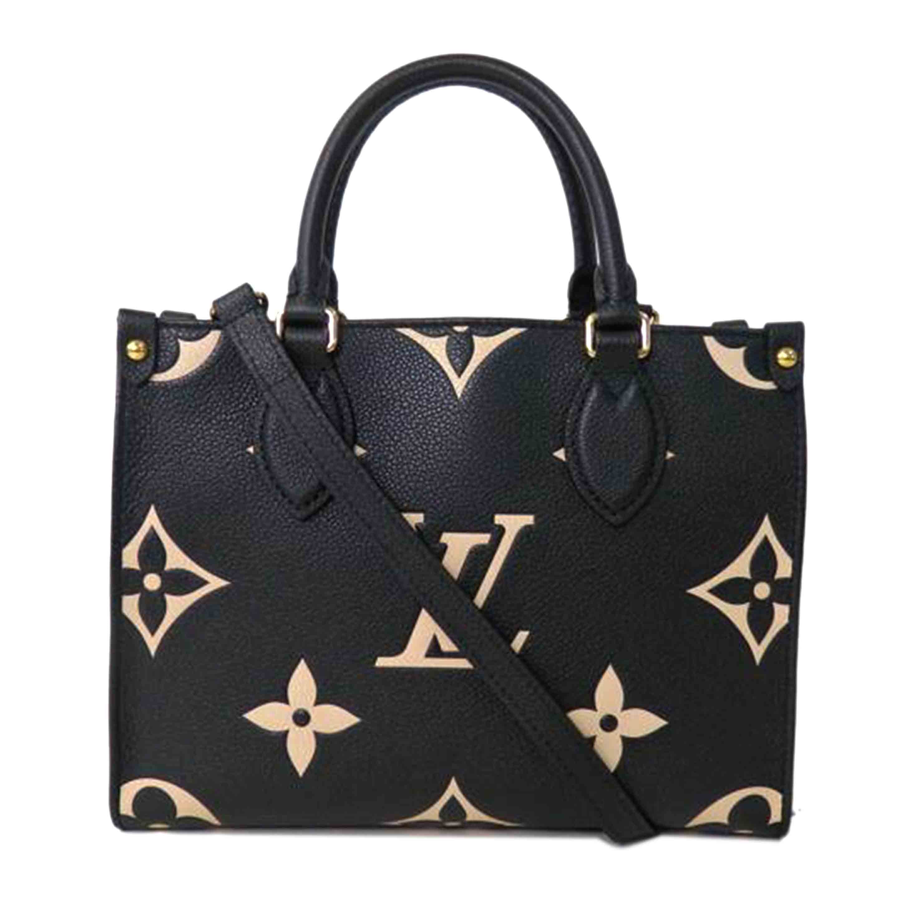 ＬＶ ルイヴィトン/オンザゴーＰＭ／モノグラム・アンプラント／ブラック×ベージュ/M45659//RFI****/Aランク/84