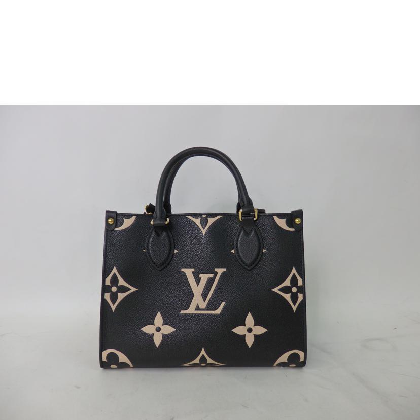 ＬＶ ルイヴィトン/オンザゴーＰＭ／モノグラム・アンプラント／ブラック×ベージュ/M45659//RFI****/Aランク/84