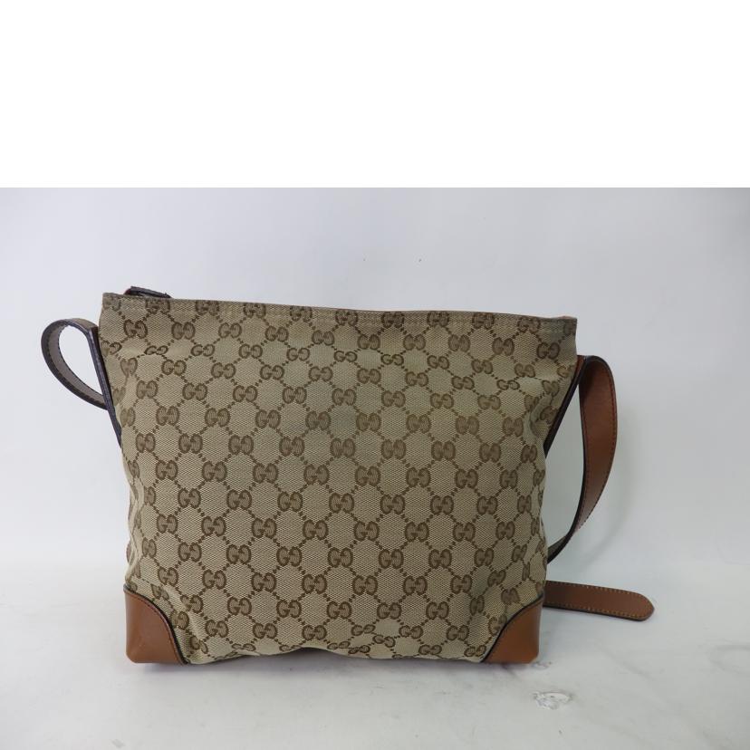 ＧＵＣＣＩ グッチ/ＧＧキャンバスショルダーバッグ／茶/337598//520***/BCランク/84