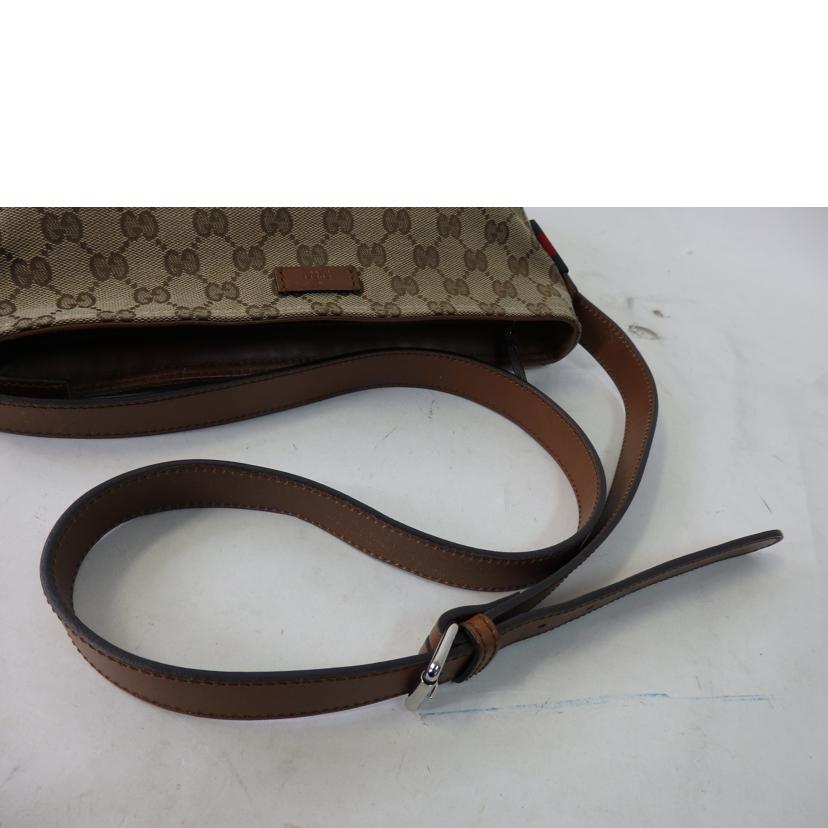 ＧＵＣＣＩ グッチ/ＧＧキャンバスショルダーバッグ／茶/337598//520***/BCランク/84