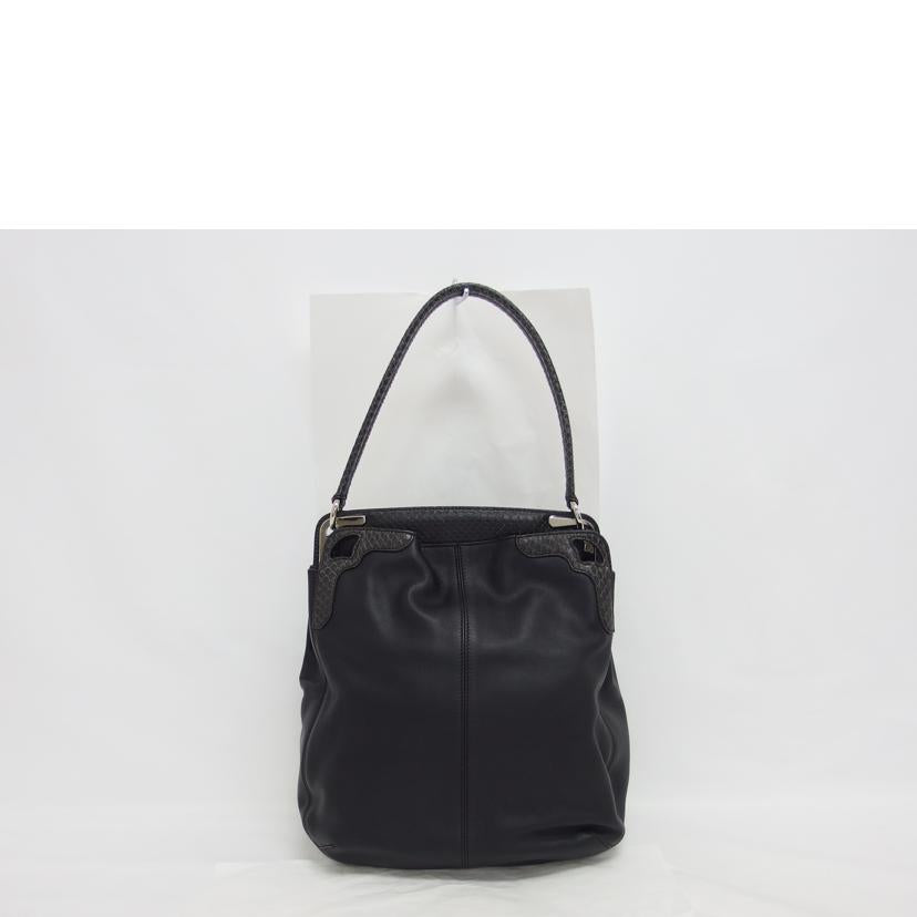 Ｃａｒｔｉｅｒ　 カルティエ パイソン レザー/マルチェロ／ワンショルダーバッグ／ブラック//Aランク/04