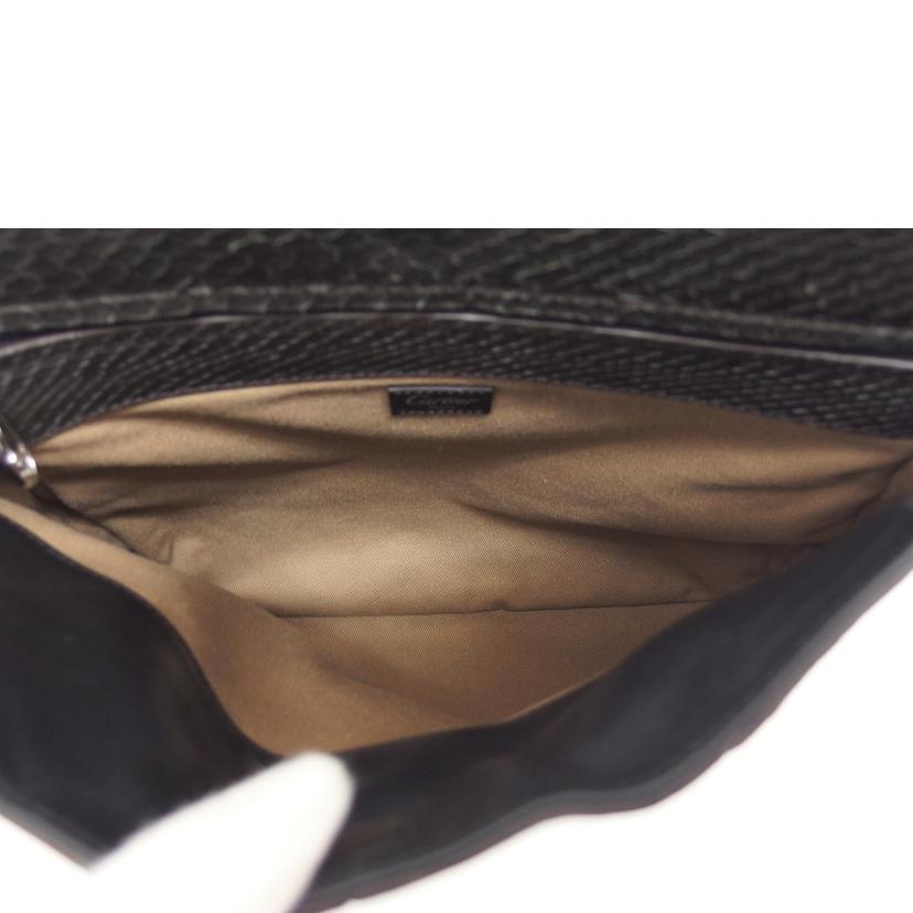 Ｃａｒｔｉｅｒ　 カルティエ パイソン レザー/マルチェロ／ワンショルダーバッグ／ブラック//Aランク/04