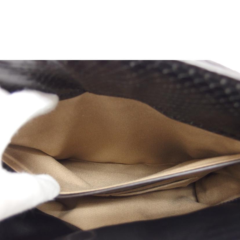 Ｃａｒｔｉｅｒ　 カルティエ パイソン レザー/マルチェロ／ワンショルダーバッグ／ブラック//Aランク/04