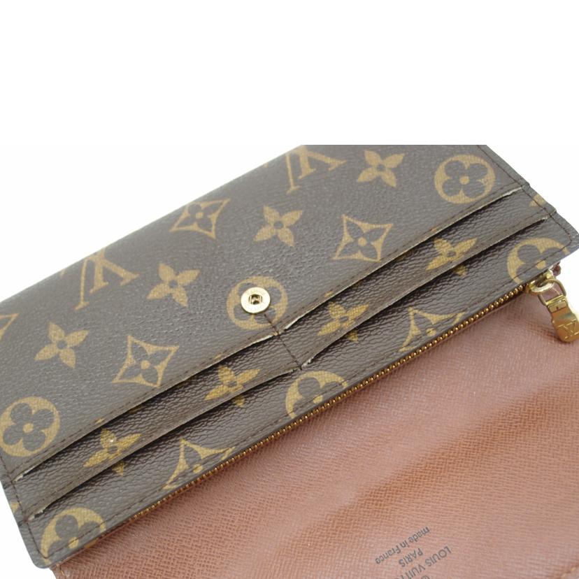 ＬＯＵＩＳ　ＶＵＩＴＴＯＮ ルイ・ヴィトン　二つ折り　長財布　茶　レディース　メンズ/ポルトフォイユ・サラ／モノグラム/M61734//MI0076/ABランク/69