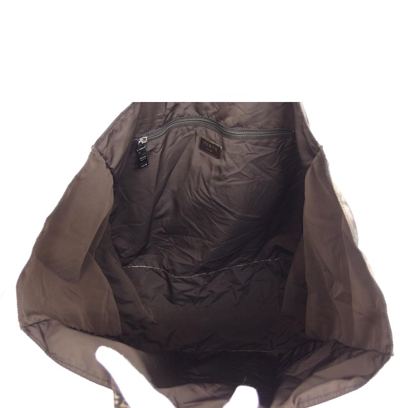 ＰＲＡＤＡ プラダ ナイロン ブラウン/リバーシブルトートバッグ//110/ABランク/04