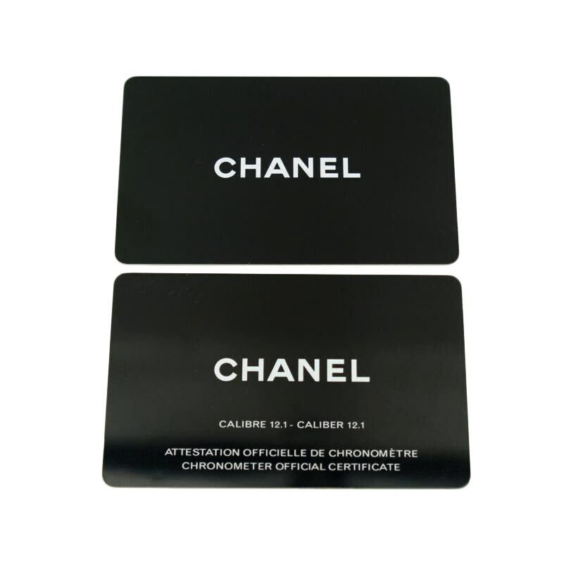 ＣＨＡＮＥＬ シャネル/Ｊ１２／ホワイトセラミック／１２Ｐダイヤ／自動巻/H5705//484**/ABランク/91