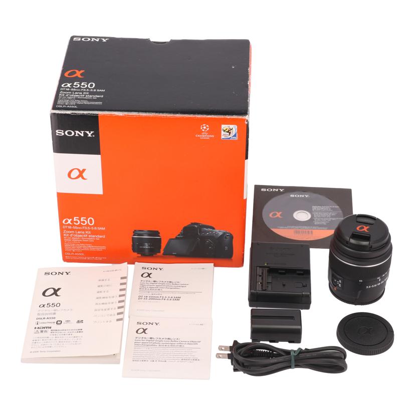 ＳＯＮＹ ソニー/デジタル一眼カメラ/DSLR-A550L//0141663/Bランク/85