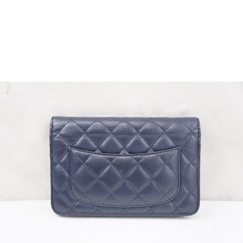 ＣＨＡＮＥＬ シャネル/マトラッセキャビアスキンチェーンウォレット//21706866/ABランク/67