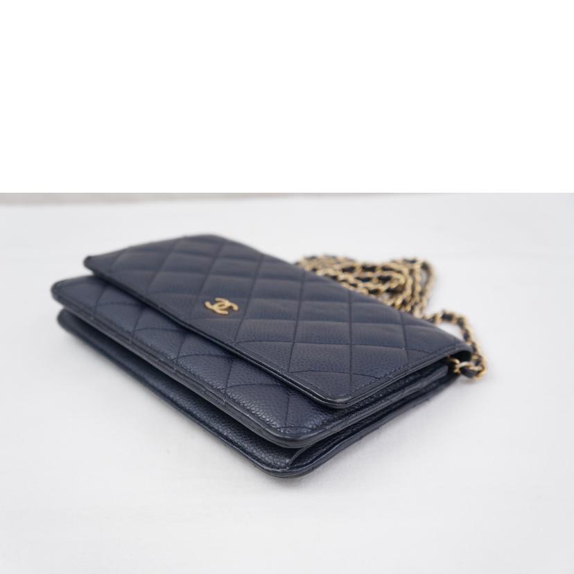 ＣＨＡＮＥＬ シャネル/マトラッセキャビアスキンチェーンウォレット//21706866/ABランク/67