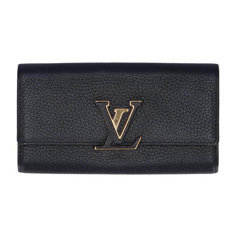 ＬＯＵＩＳ　ＶＵＩＴＴＯＮ ﾙｲｳﾞｨﾄﾝ/ポルトフォイユ・カプシーヌ／トリヨン・ノワール/M61248//MI4117/Aランク/75