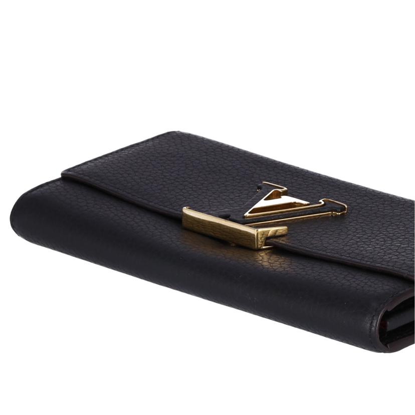 ＬＯＵＩＳ　ＶＵＩＴＴＯＮ ﾙｲｳﾞｨﾄﾝ/ポルトフォイユ・カプシーヌ／トリヨン・ノワール/M61248//MI4117/Aランク/75